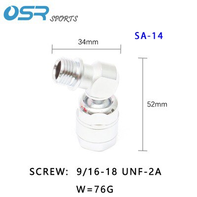 360 degree swivel connection adapter for 2nd stage scuba diving