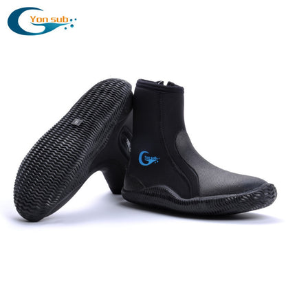 5MM Neoprene Diving Boots Surf Scuba Diving Swimming Shoes Windsurfing Underwater Fishing Kitesurfing Equipment Beach Shoes Snorkeling